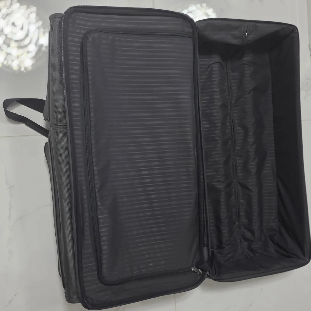 Tumi Alpha Large two-wheel Charcoal Grey Split Rolling Duffle 22041GY0P